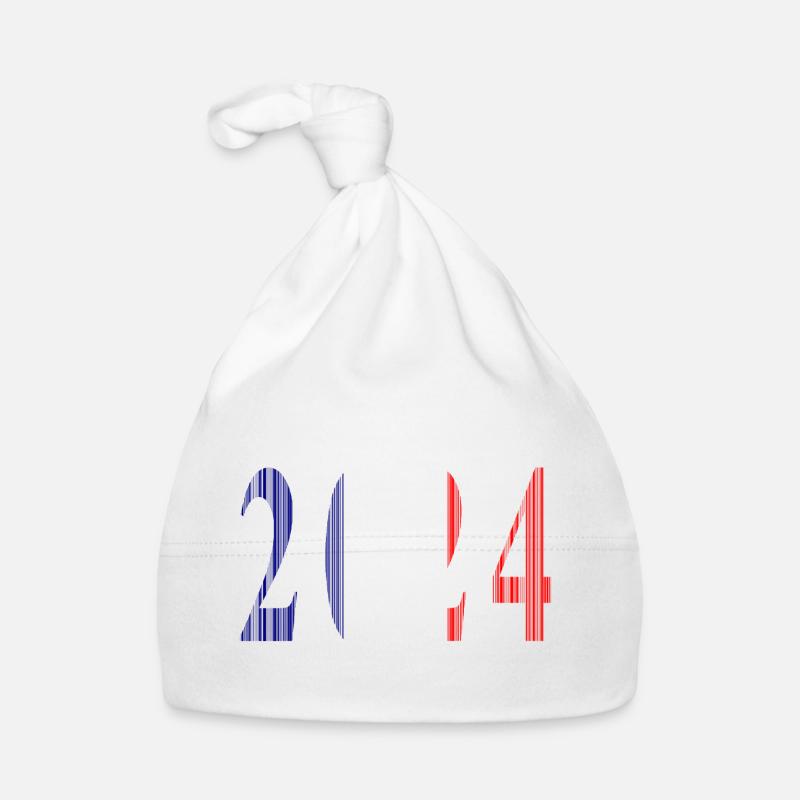 2024 Blau Weiß Rot Baby Bio-Mütze