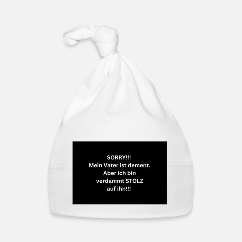 DÉSOLÉ Mon père est atteint de démence Bonnet bio Bébé