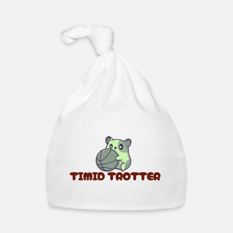 Schüchterne Trotter-Opossum-Slogans Baby Bio-Mütze