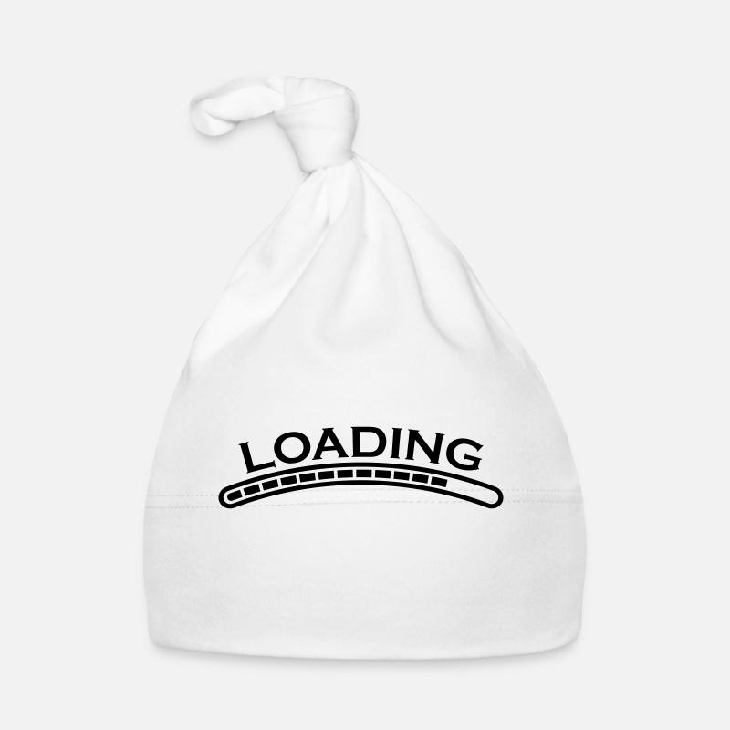 loading ladebalken Baby Bio-Mütze