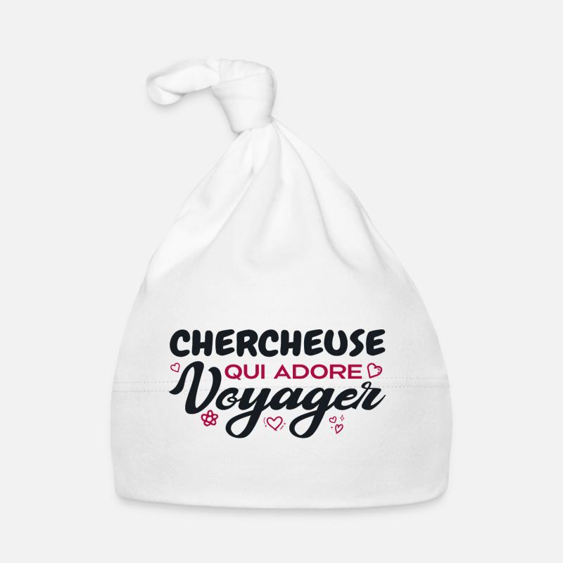 Chercheuse globe-trotteuse passionnée de voyages Bonnet bio Bébé