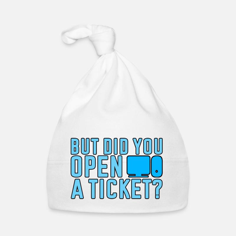 But Did You Open A Ticket 2 Organic Baby Cap