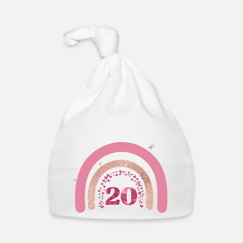 20e anniversaire rainbow rose Bonnet bio Bébé