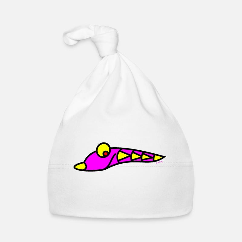 Chemise poisson par jangocreation - Bonnet bio Bébé - blanc