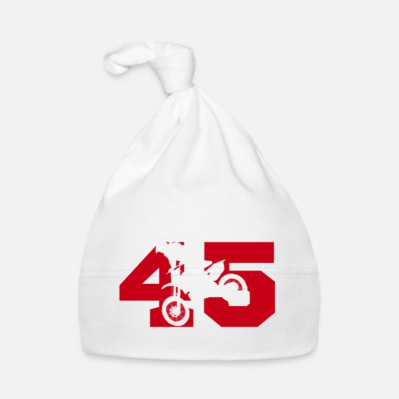 Moto 45 motard Bonnet bio Bébé