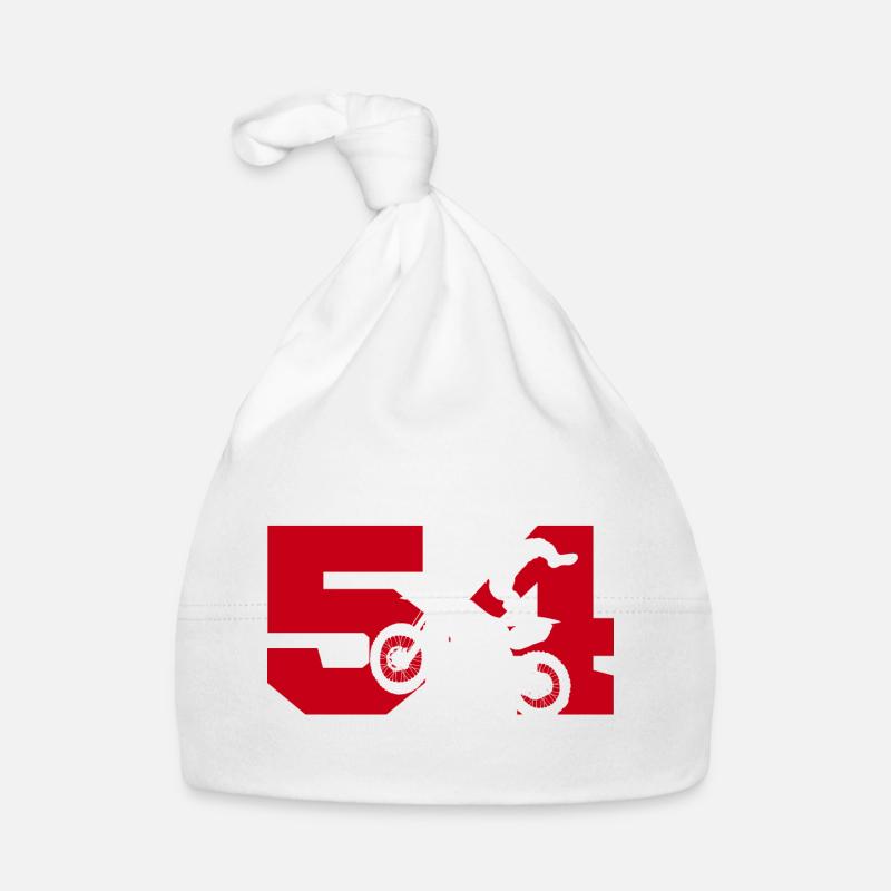 Moto 54 biker Organic Baby Cap
