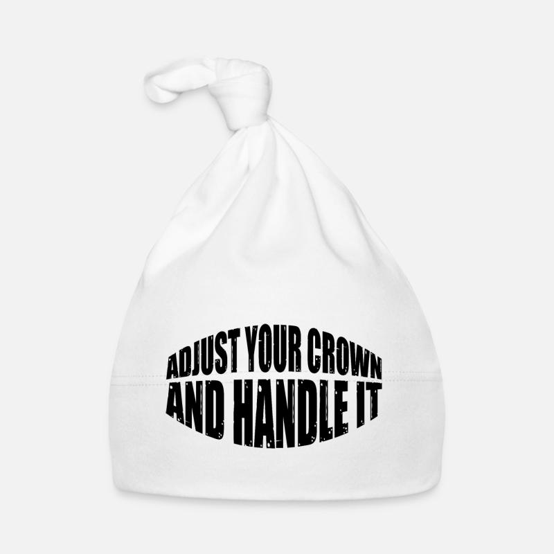Adjust Your Crown And Handle It 15 Organic Baby Cap