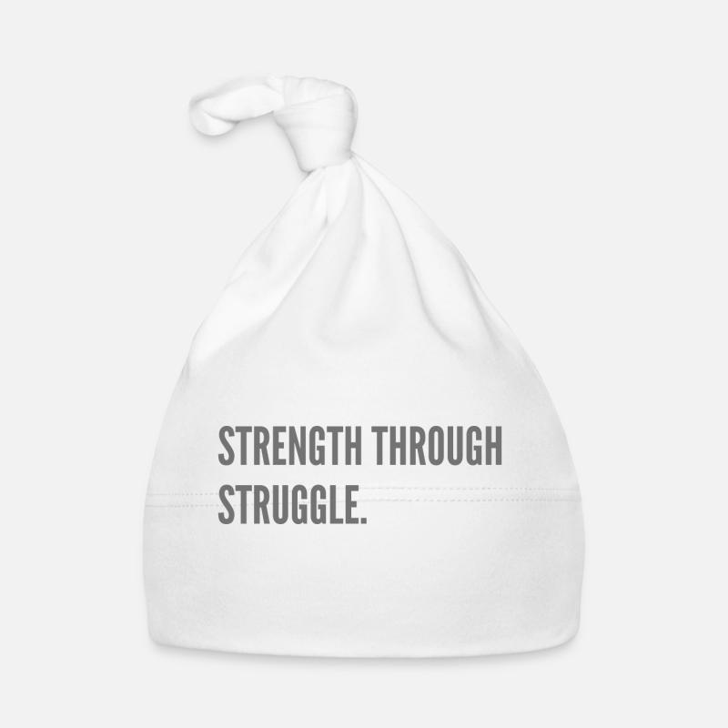 Strength through Struggle. Organic Baby Cap