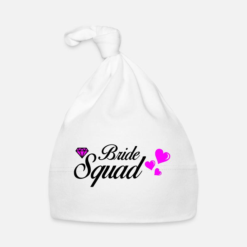 bride squad 02 Baby Bio-Mütze