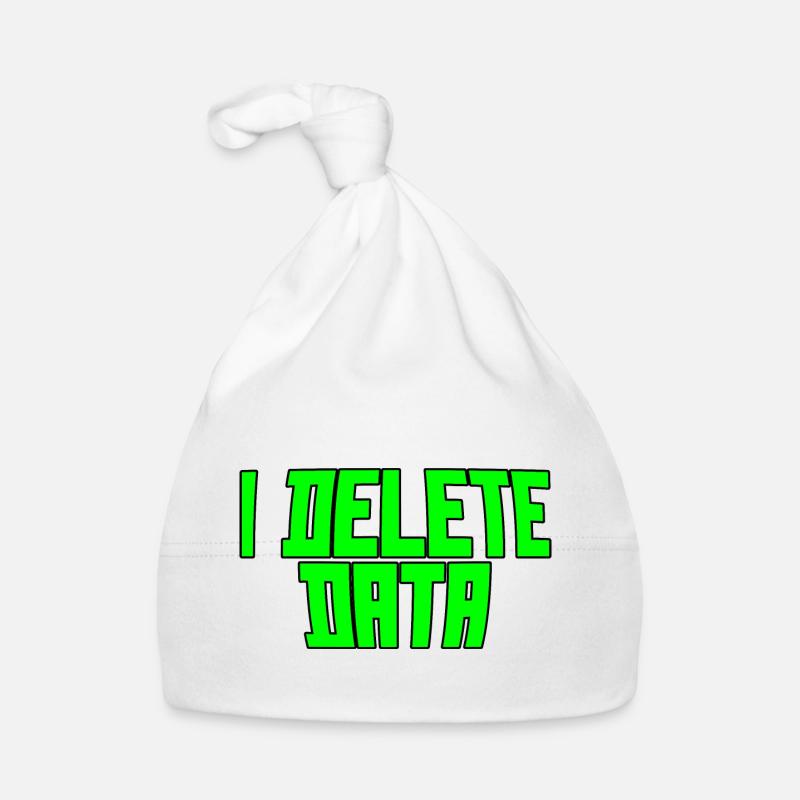 I Delete Data 3 Baby Bio-Mütze