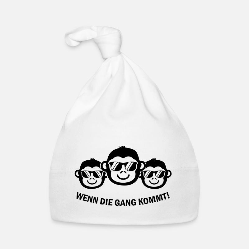Gang de singes Bonnet bio Bébé