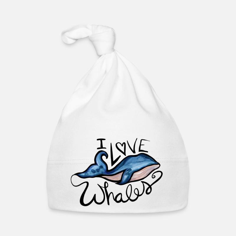 J’adore les baleines Bonnet bio Bébé