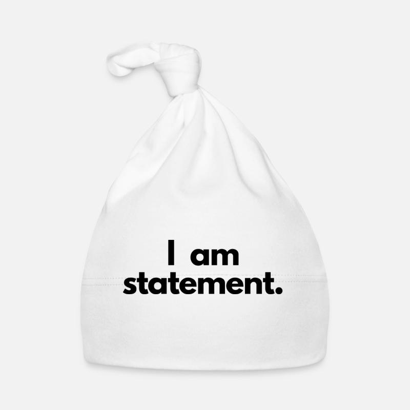Ich bin Statement Baby Bio-Mütze