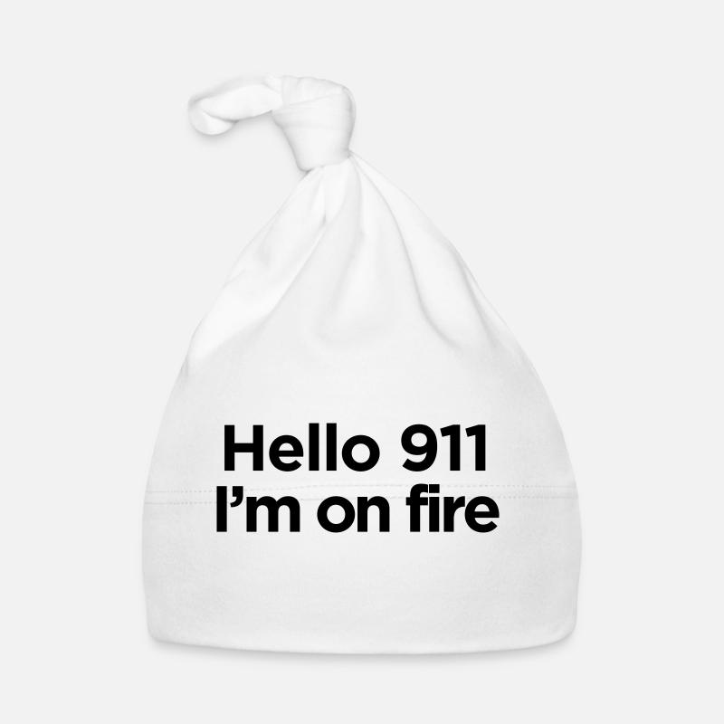 I AM ON FIRE Organic Baby Cap