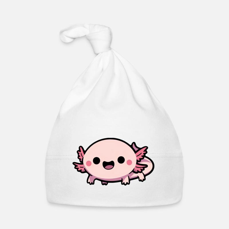 Süßer Chibi Axolotl Baby Bio-Mütze