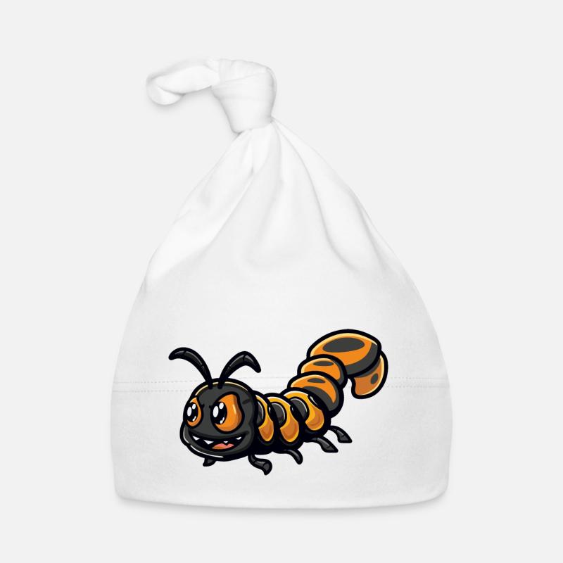 Tausendfüßler Baby Bio-Mütze
