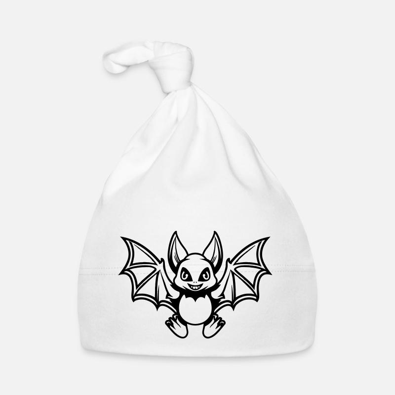 fledermaus comic Baby Bio-Mütze