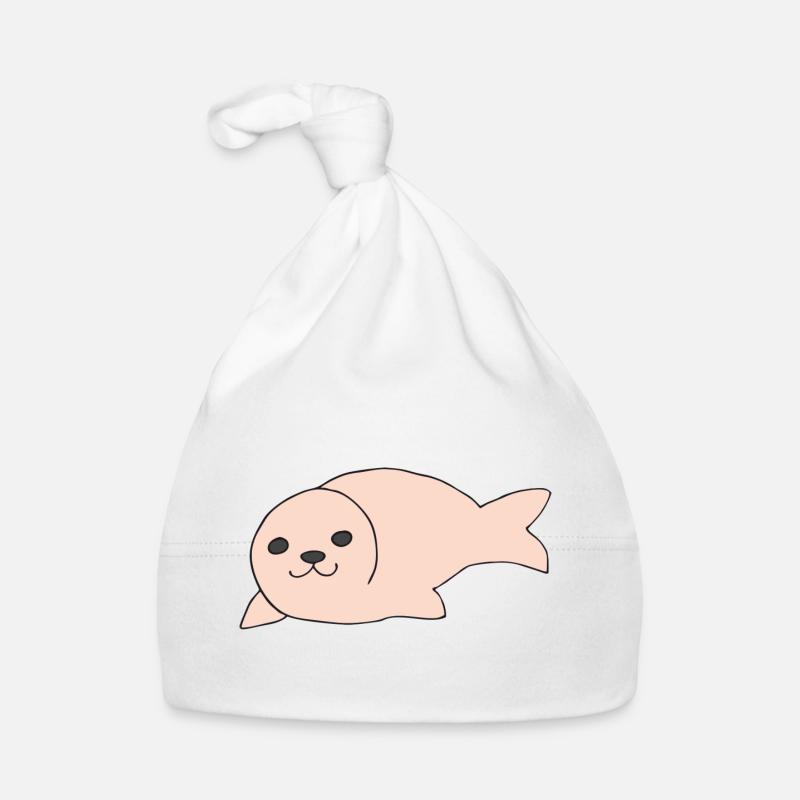 robbe rosa Baby Bio-Mütze