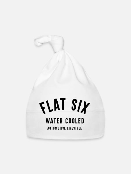 flatsix watercooled - Baby Bio-Mütze - Weiß - Vorne