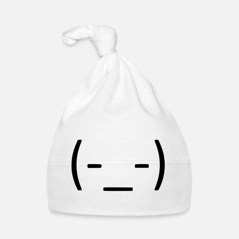Just keep calm! 😑 - Organic Baby Cap - white