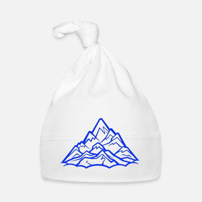 Mountains Mountains Organic Baby Cap
