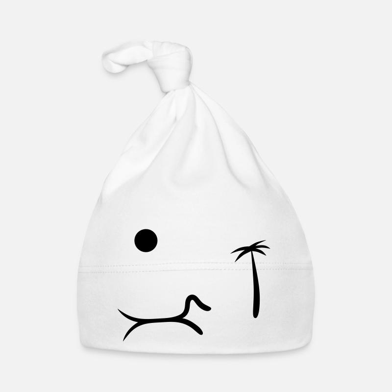 Dackel Sommerurlaub Baby Bio-Mütze