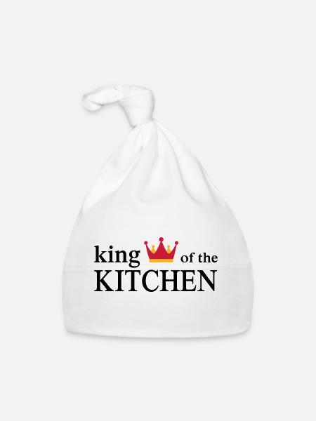 Tablier de cuisine drôle pour hommes - Bonnet bio Bébé - blanc - Devant
