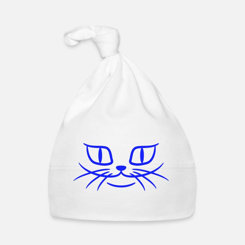 Chat effrayant Apparence heureuse Heureuse Sourire Bonnet bio Bébé