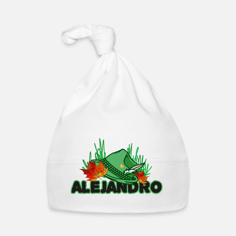 Alejandro name Organic Baby Cap
