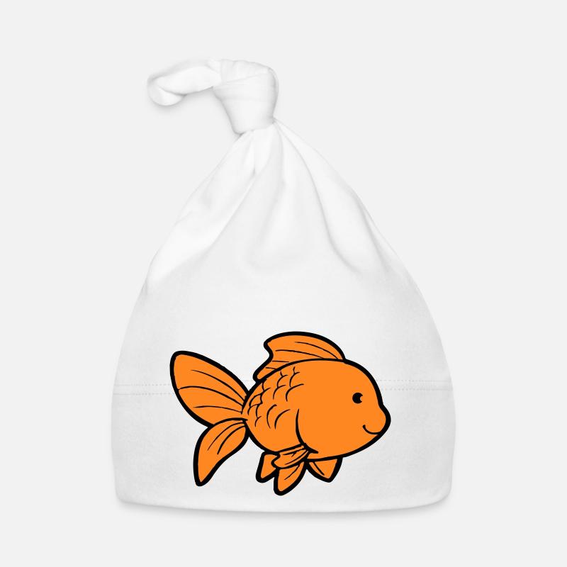 Poisson Poisson Rouge Bonnet bio Bébé