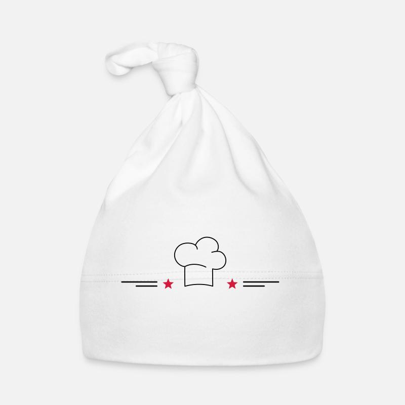 Chef's hat with stars Organic Baby Cap