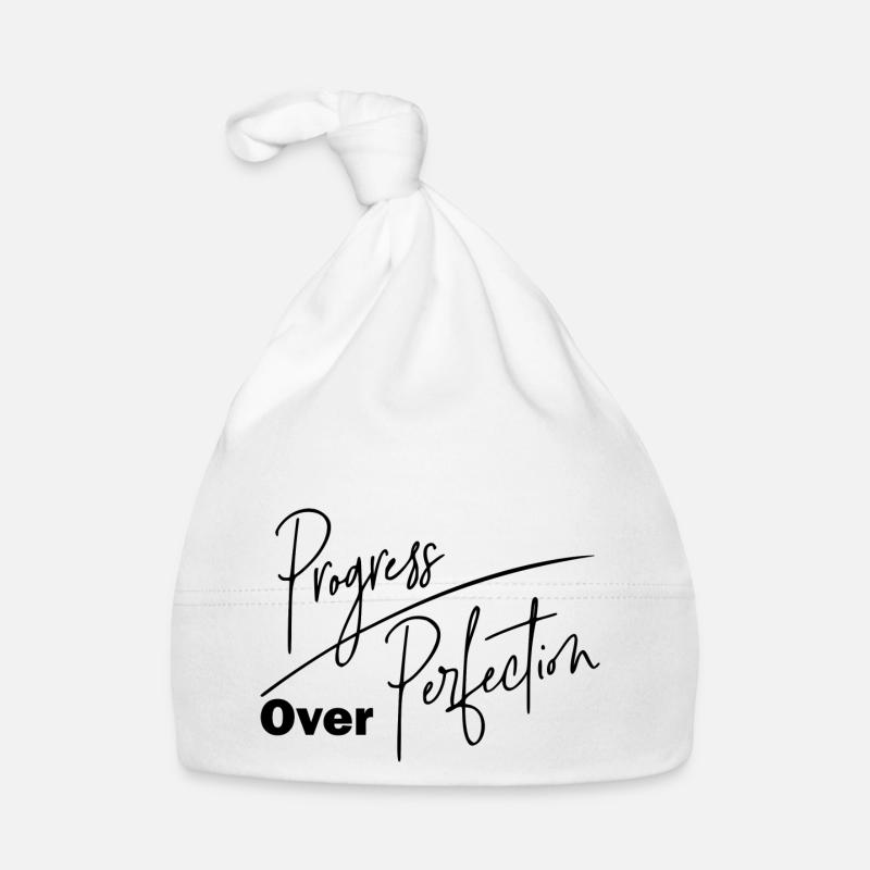 DZ00012 le progrès plutôt que la perfection Bonnet bio Bébé