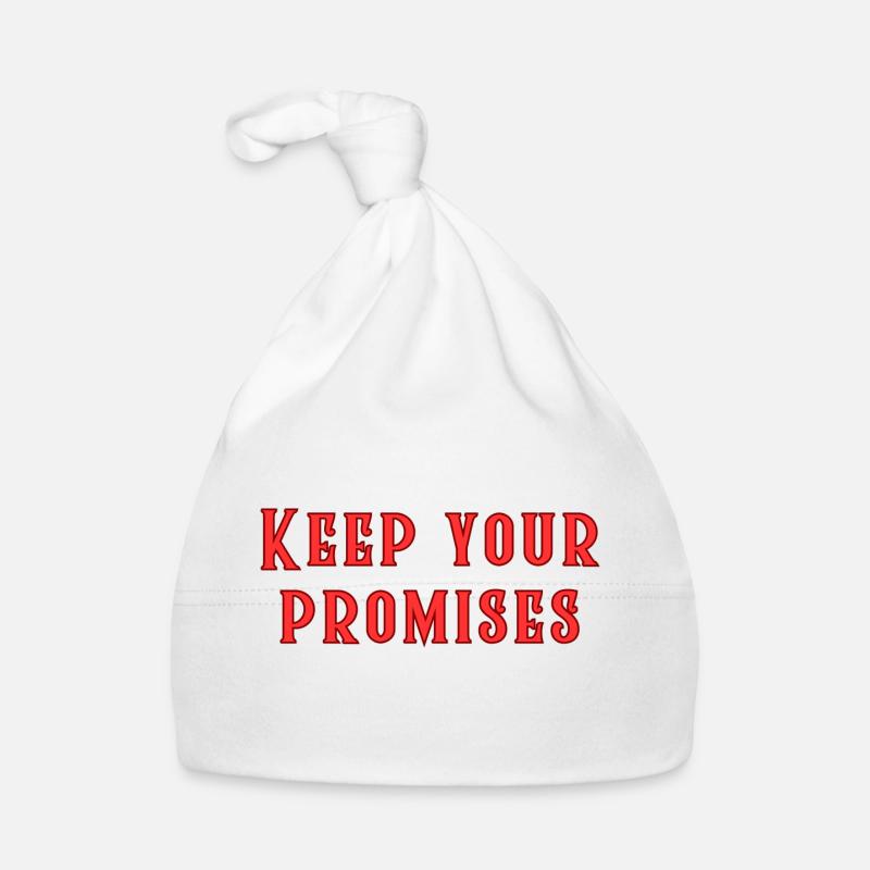 Halten Sie Ihre Versprechen Baby Bio-Mütze