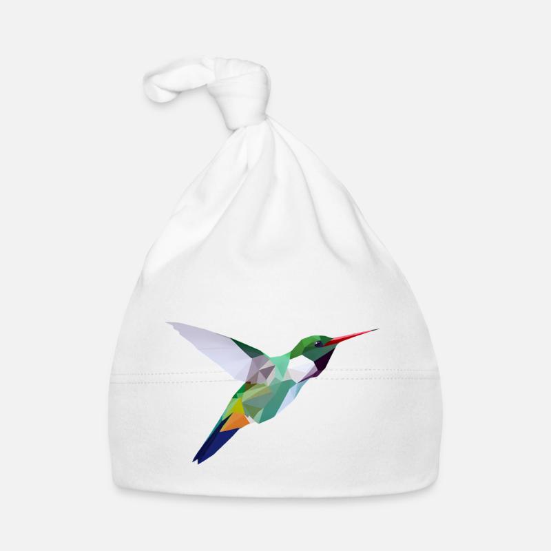 Low-Poly-Vogel Baby Bio-Mütze