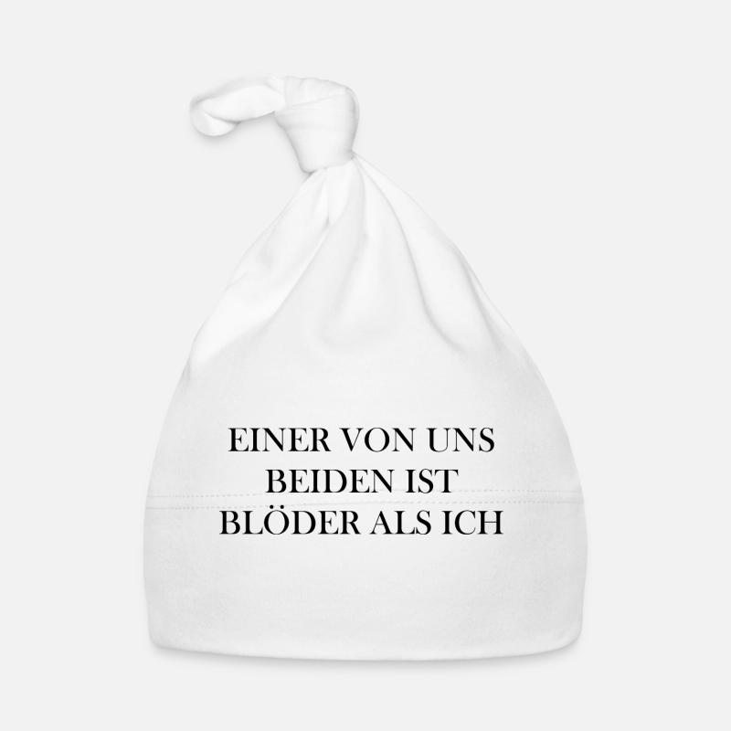 Lustiger Spruch Bild Witzig Humor Geschenkidee Baby Bio-Mütze