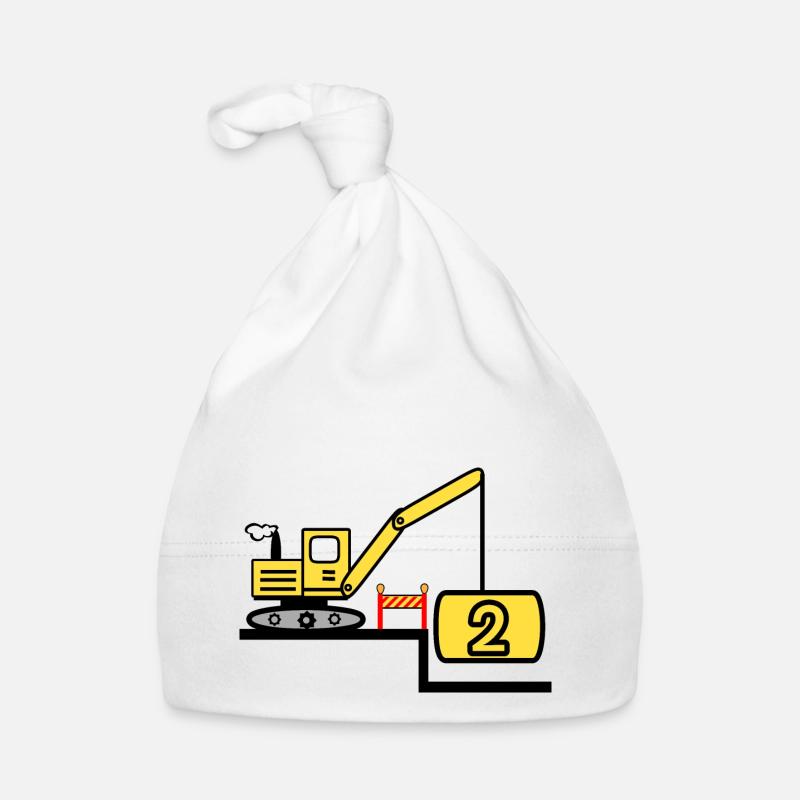 Excavator Organic Baby Cap