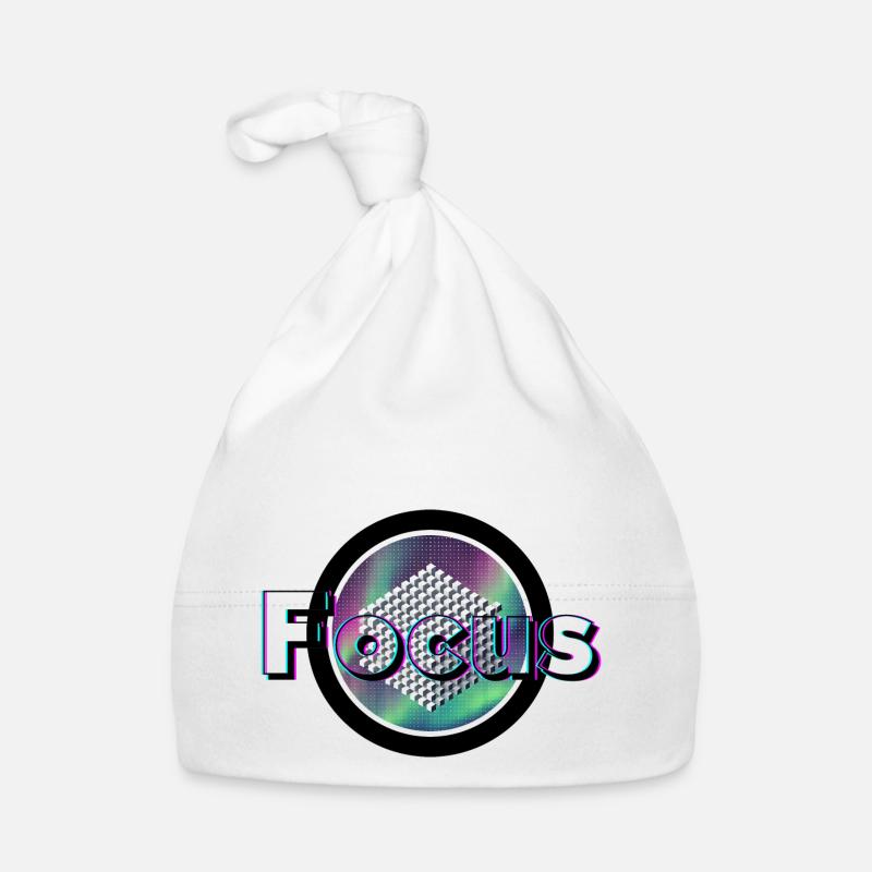 Focus - Geometric Vision Organic Baby Cap