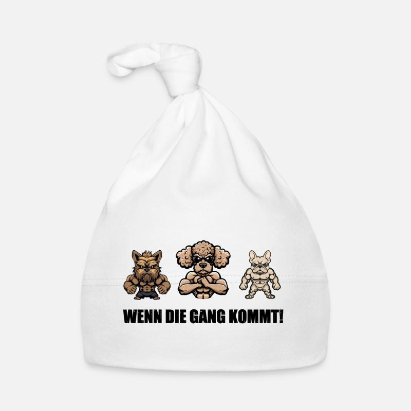 Crab walk When the gang comes! Organic Baby Cap