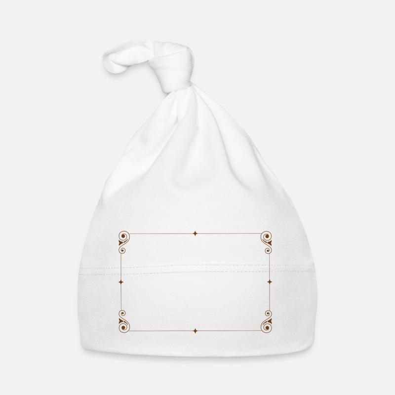 Nostalgia Frame, Square, Ornament Organic Baby Cap