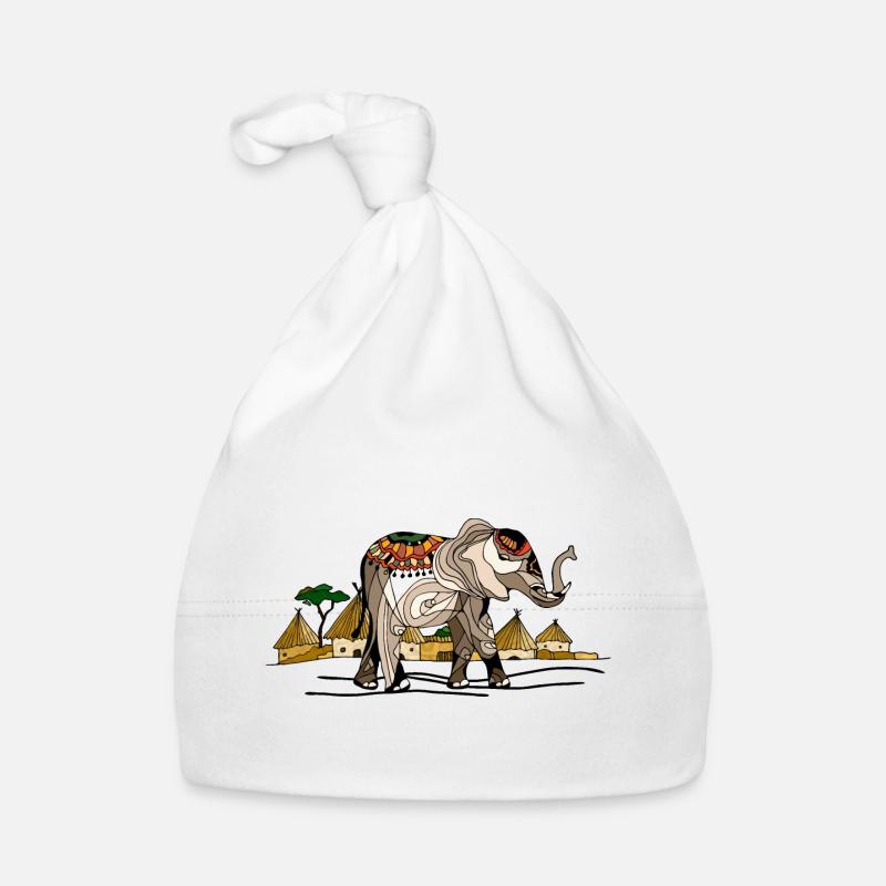 Elefant Baby Bio-Mütze