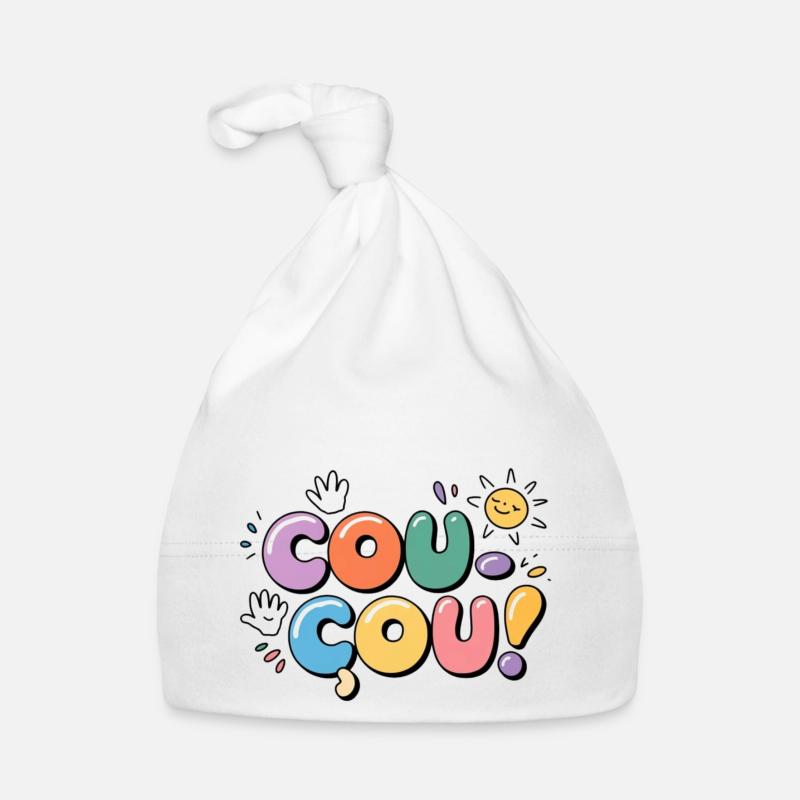Coucou - Message en Douceur Bonnet bio Bébé