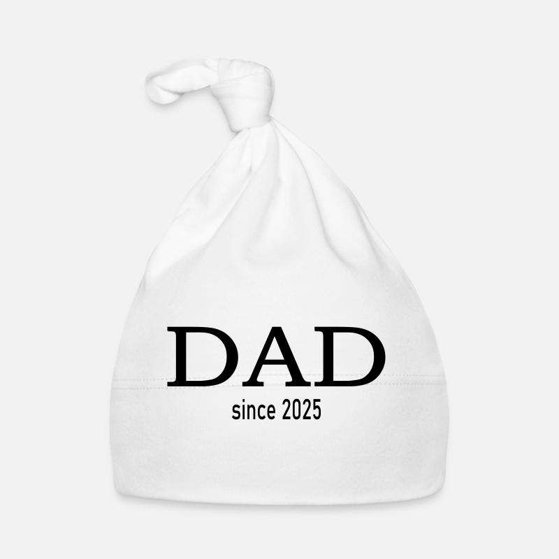 dad since 2025 Organic Baby Cap