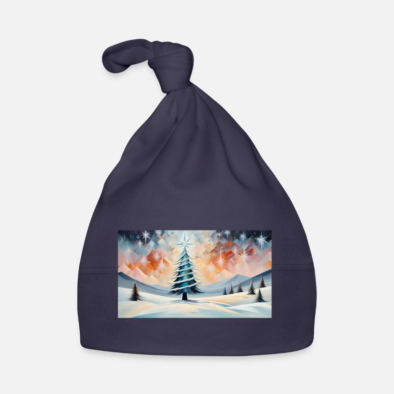 Christmas Tree 1 Organic Baby Cap