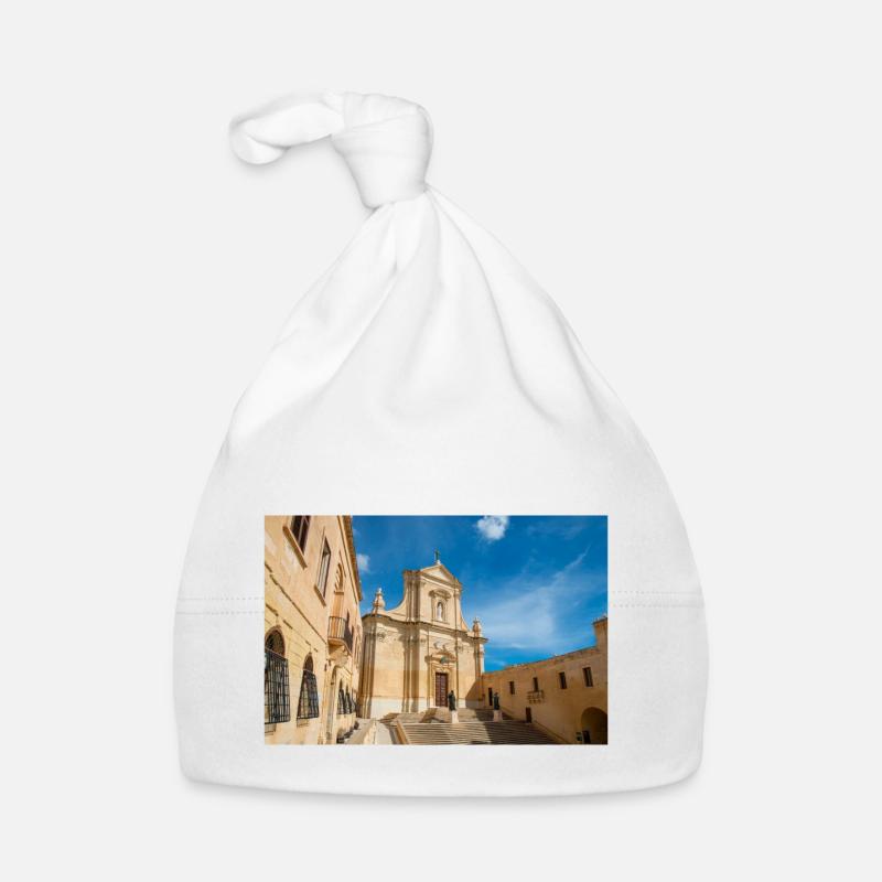 Gozo Kathedrale der Himmelfahrt Malta Baby Bio-Mütze