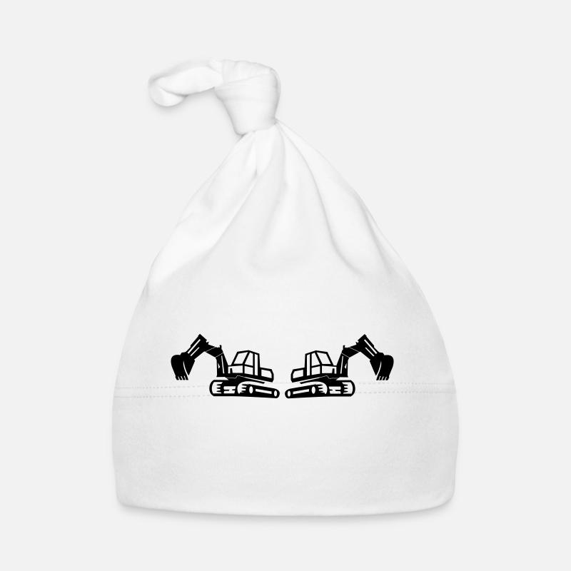Excavator 2 Organic Baby Cap