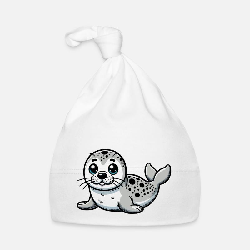 Crabeater sceau pierre bébé Bonnet bio Bébé