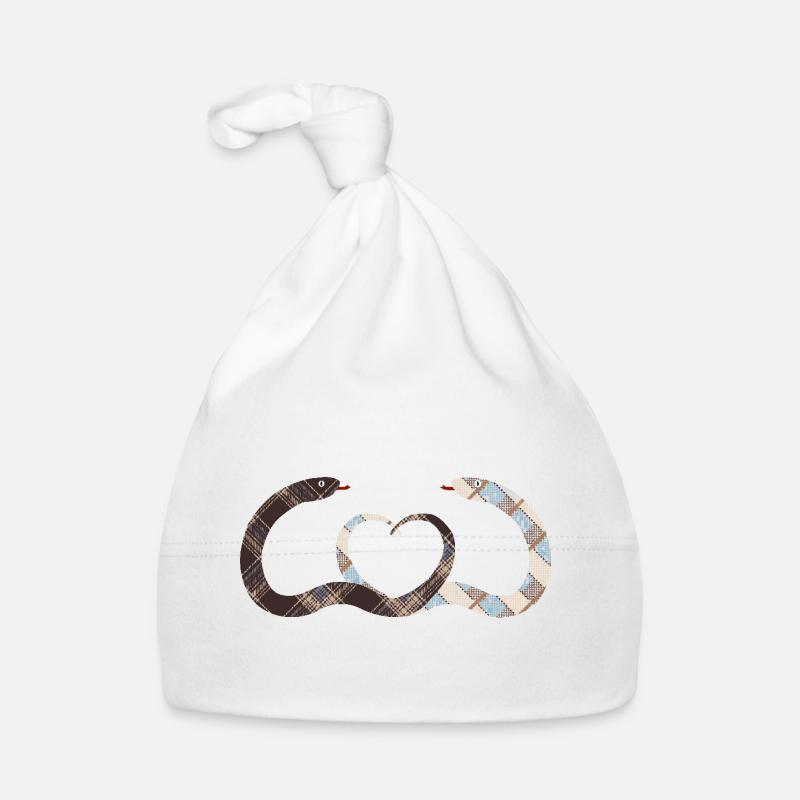 Schlangenpaar Baby Bio-Mütze