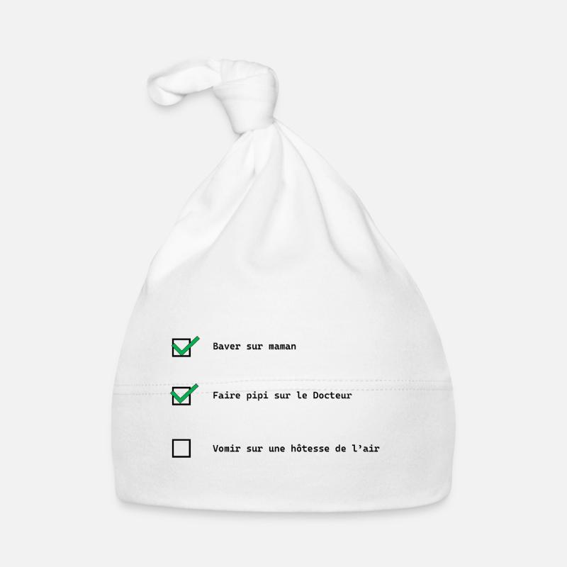 Check list bébé Bonnet bio Bébé