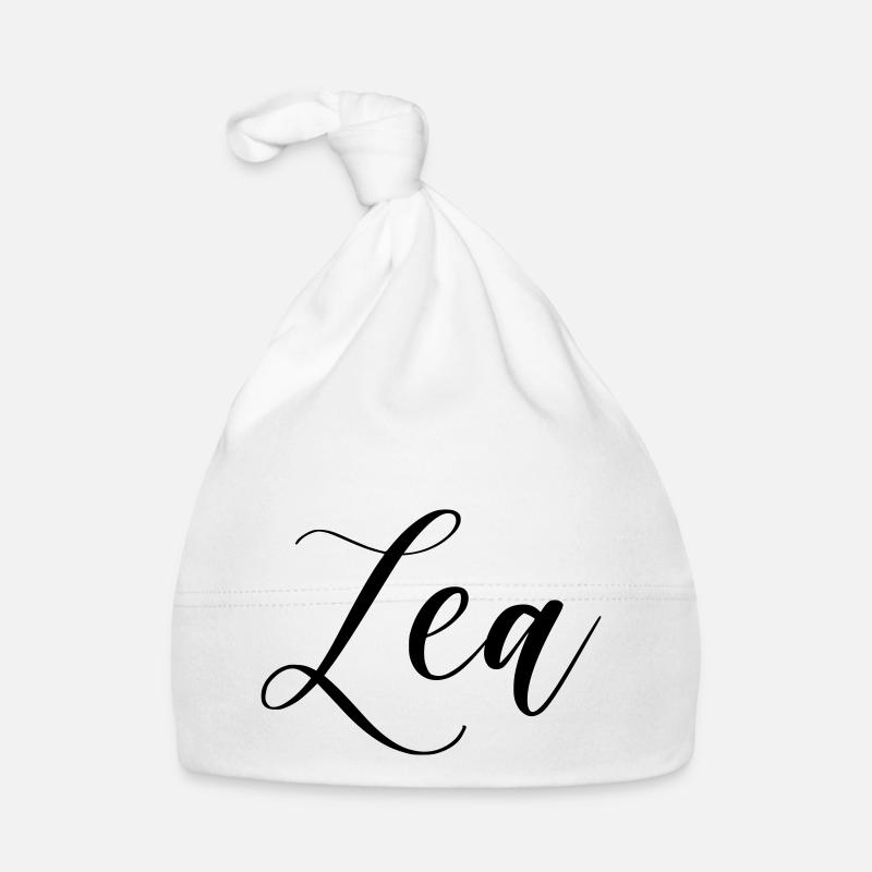 Lea Name Organic Baby Cap