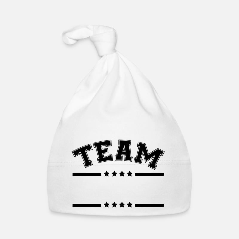 team strich stern Baby Bio-Mütze